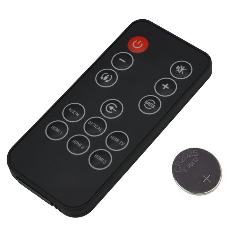 Motiexic Remote Control Replacement for JBL Cinema SB100 Cinema SB200 Soundbar with Battery Inside - Image 1